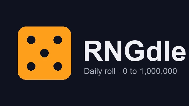 RNGdle